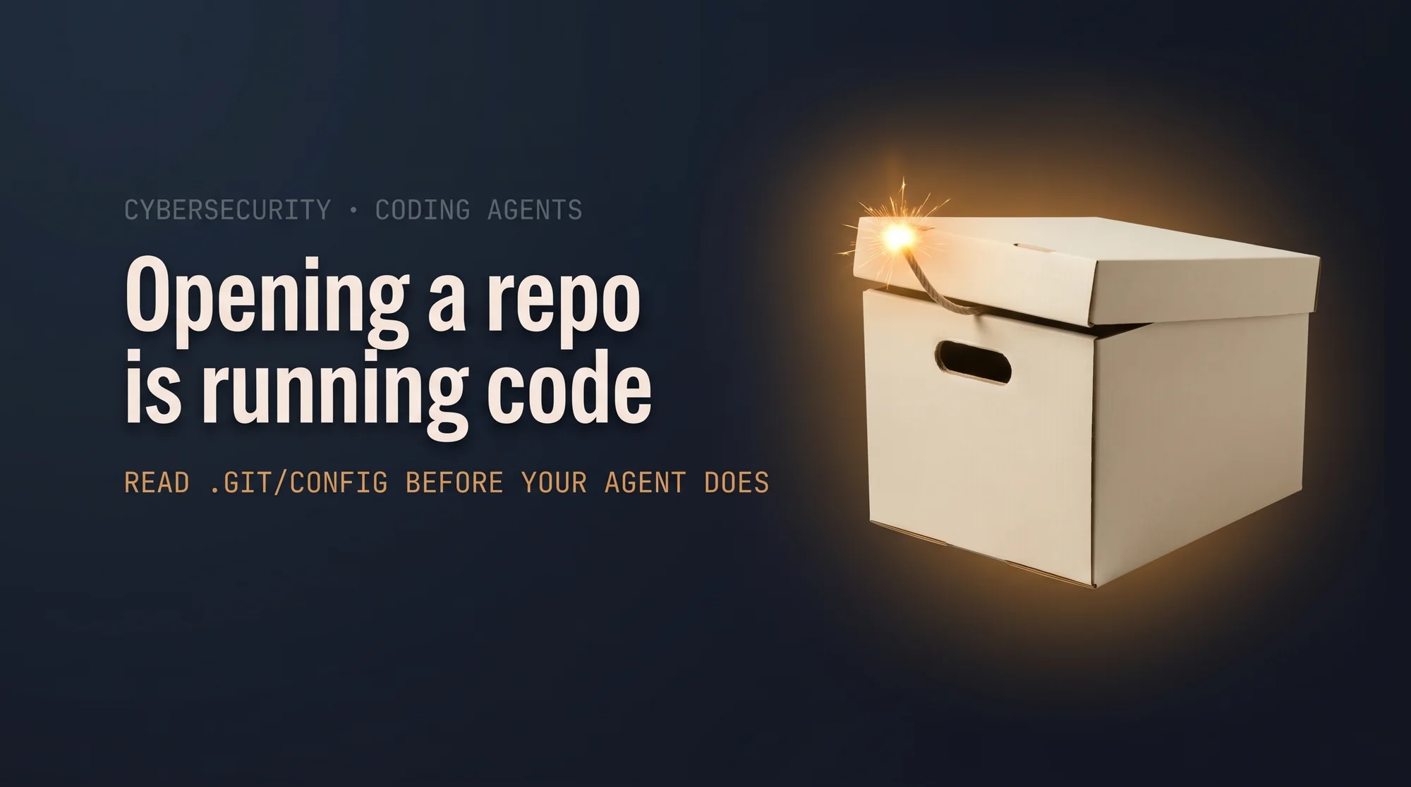 Opening a Repo Is Running Code: GitSpawn and Coding Agents